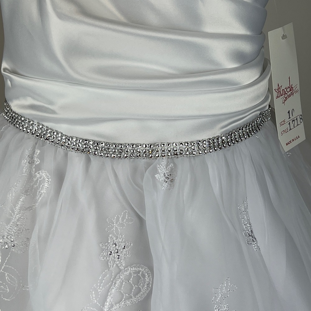 Girls First communion white dress size 7, 8, 10, 12 - Picture 5 of 13